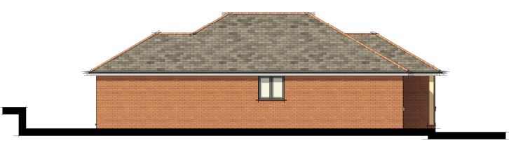 Lot: 88 - HOUSE ON A SUBSTANTIAL PLOT WITH PLANNING FOR AN ADDITIONAL DWELLING - Proposed East Elevation